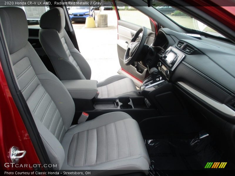 Radiant Red Metallic / Gray 2020 Honda CR-V LX AWD