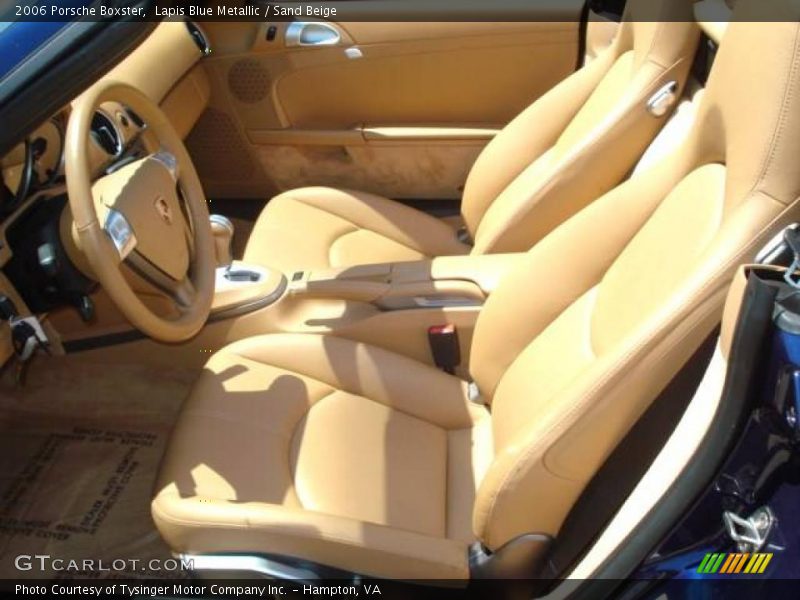 Lapis Blue Metallic / Sand Beige 2006 Porsche Boxster