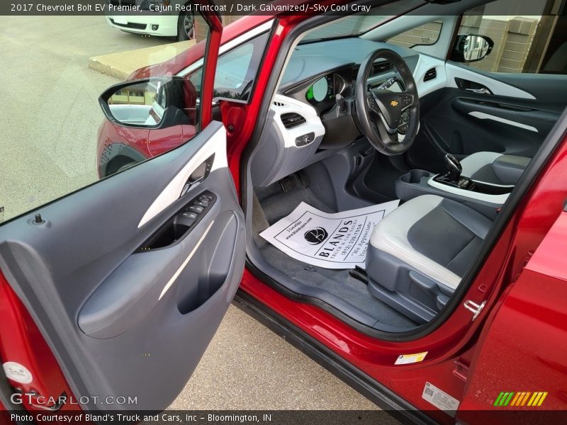 Cajun Red Tintcoat / Dark Galvanized/­Sky Cool Gray 2017 Chevrolet Bolt EV Premier