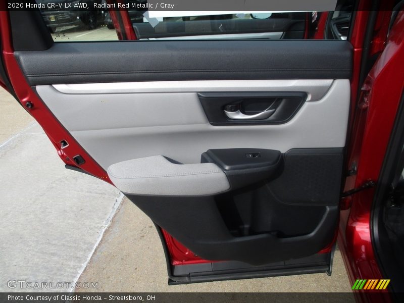 Radiant Red Metallic / Gray 2020 Honda CR-V LX AWD