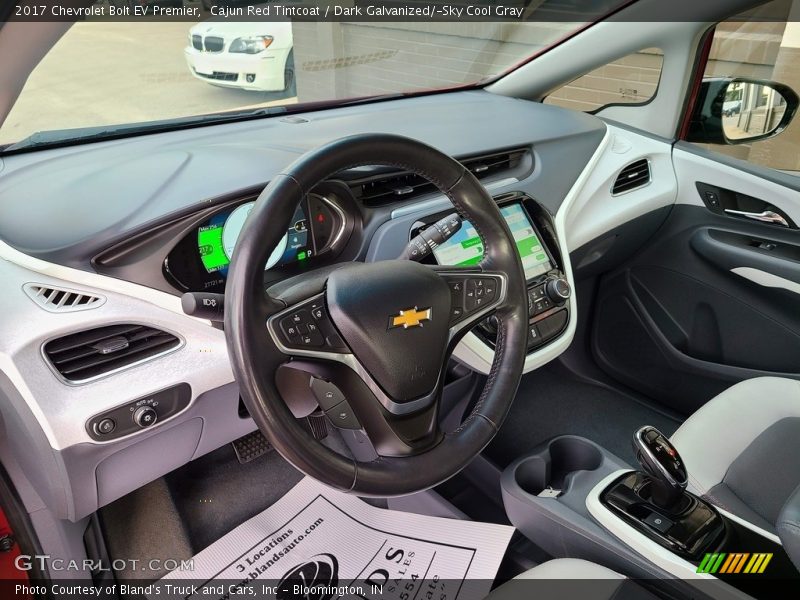 Cajun Red Tintcoat / Dark Galvanized/­Sky Cool Gray 2017 Chevrolet Bolt EV Premier
