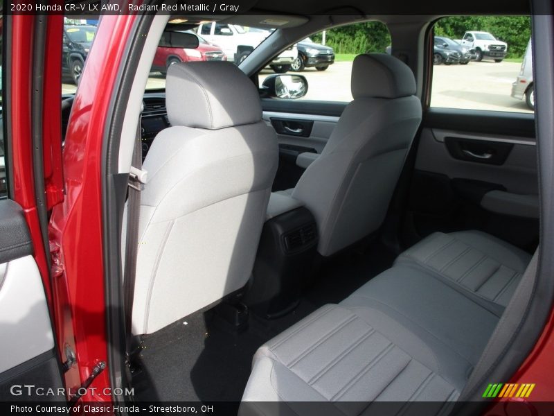 Radiant Red Metallic / Gray 2020 Honda CR-V LX AWD