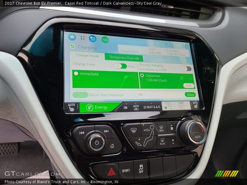 Cajun Red Tintcoat / Dark Galvanized/­Sky Cool Gray 2017 Chevrolet Bolt EV Premier