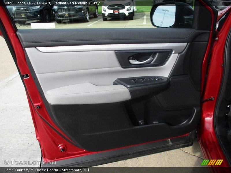 Radiant Red Metallic / Gray 2020 Honda CR-V LX AWD