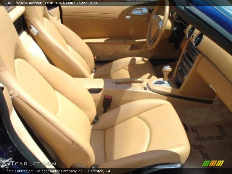 Lapis Blue Metallic / Sand Beige 2006 Porsche Boxster