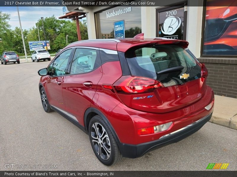 Cajun Red Tintcoat / Dark Galvanized/­Sky Cool Gray 2017 Chevrolet Bolt EV Premier