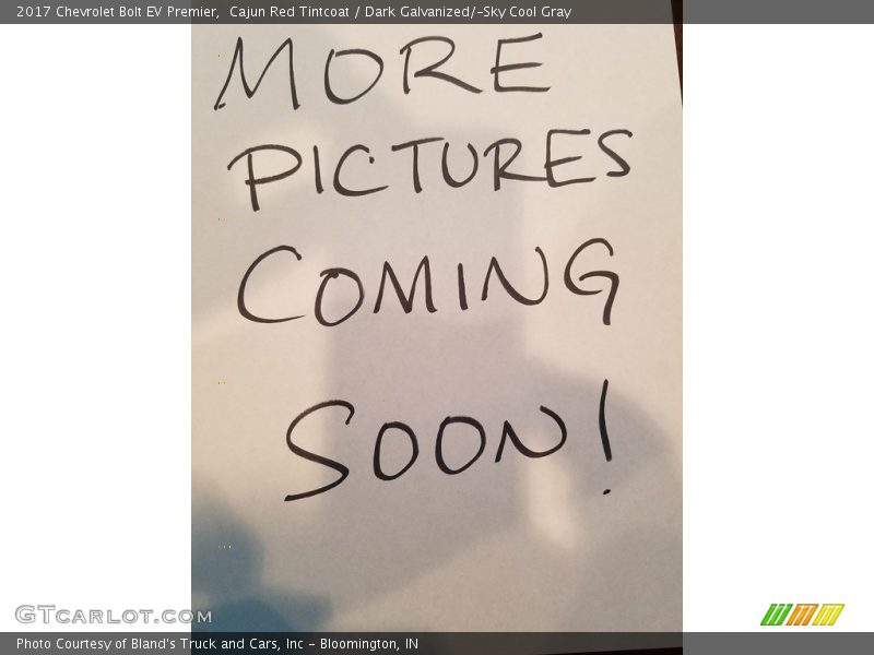 Cajun Red Tintcoat / Dark Galvanized/­Sky Cool Gray 2017 Chevrolet Bolt EV Premier
