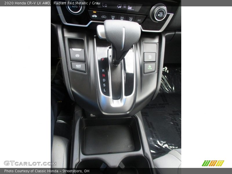 Radiant Red Metallic / Gray 2020 Honda CR-V LX AWD
