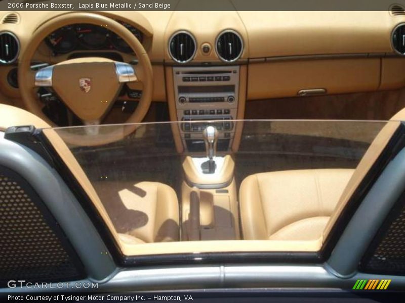 Lapis Blue Metallic / Sand Beige 2006 Porsche Boxster