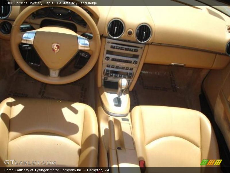 Lapis Blue Metallic / Sand Beige 2006 Porsche Boxster