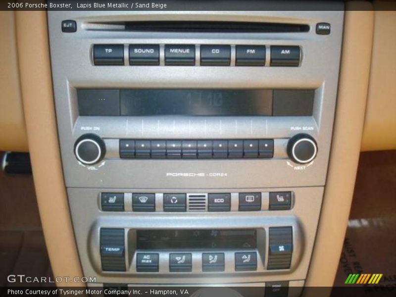 Lapis Blue Metallic / Sand Beige 2006 Porsche Boxster