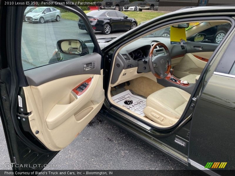 Peridot Green Mica / Parchment 2010 Lexus ES 350