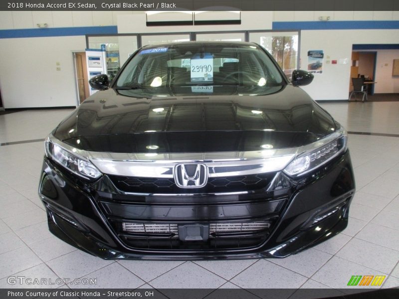 Crystal Black Pearl / Black 2018 Honda Accord EX Sedan