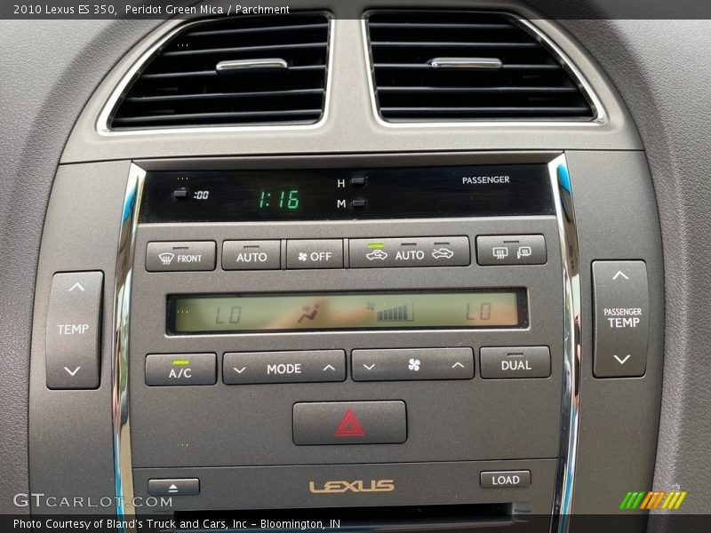 Peridot Green Mica / Parchment 2010 Lexus ES 350