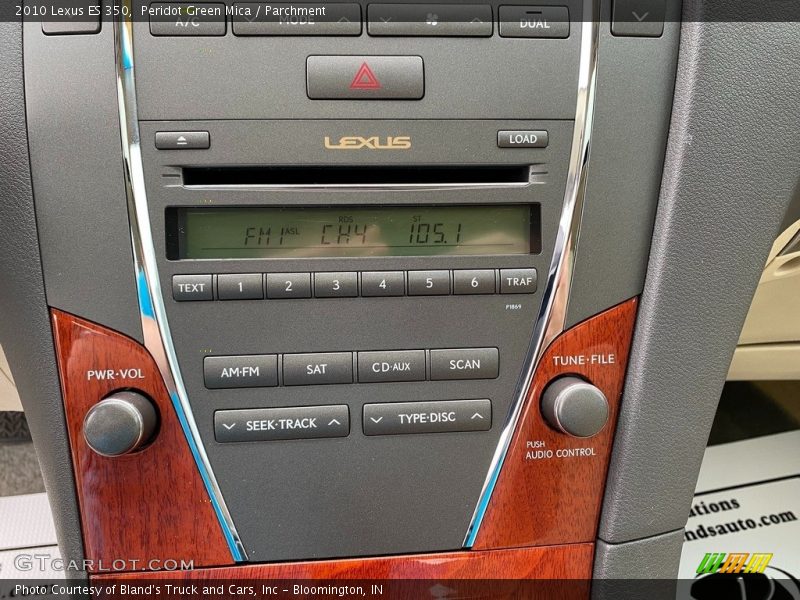 Peridot Green Mica / Parchment 2010 Lexus ES 350