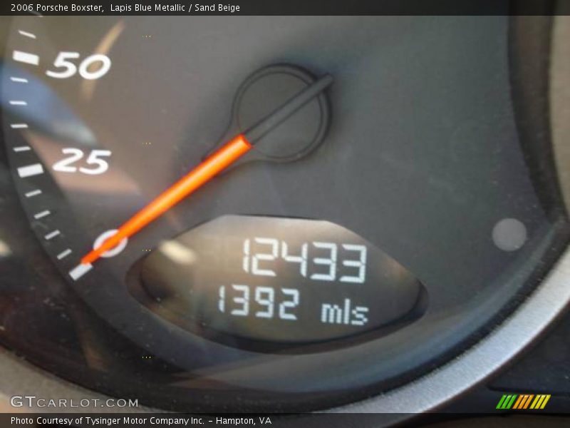 Lapis Blue Metallic / Sand Beige 2006 Porsche Boxster