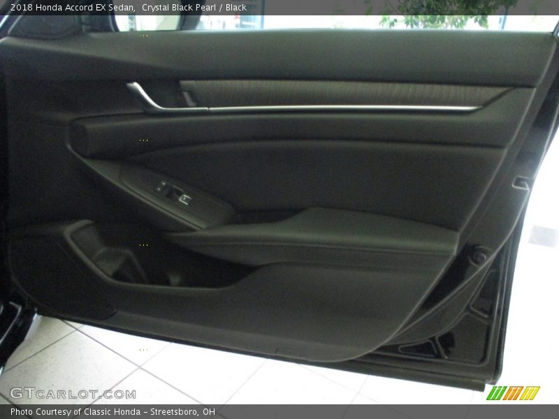 Crystal Black Pearl / Black 2018 Honda Accord EX Sedan
