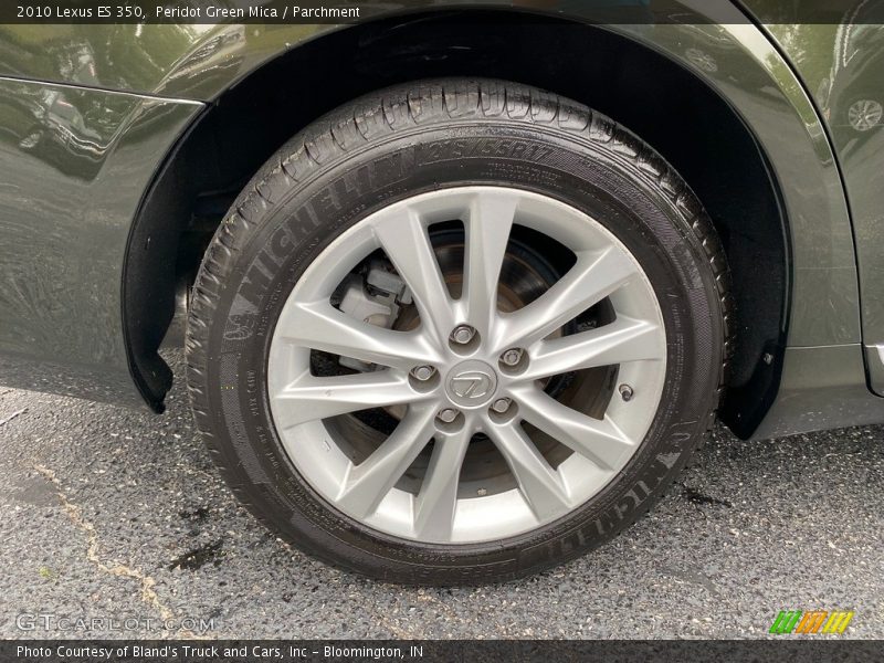 Peridot Green Mica / Parchment 2010 Lexus ES 350