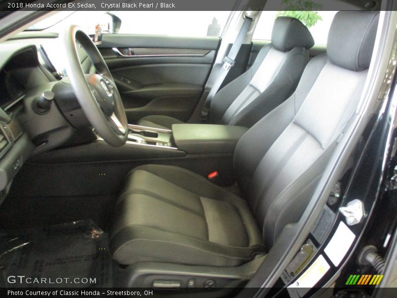 Crystal Black Pearl / Black 2018 Honda Accord EX Sedan