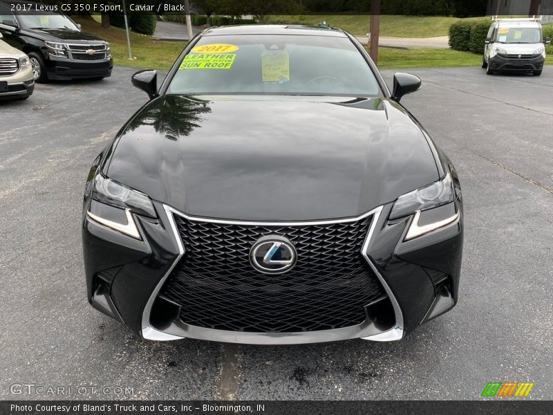 Caviar / Black 2017 Lexus GS 350 F Sport