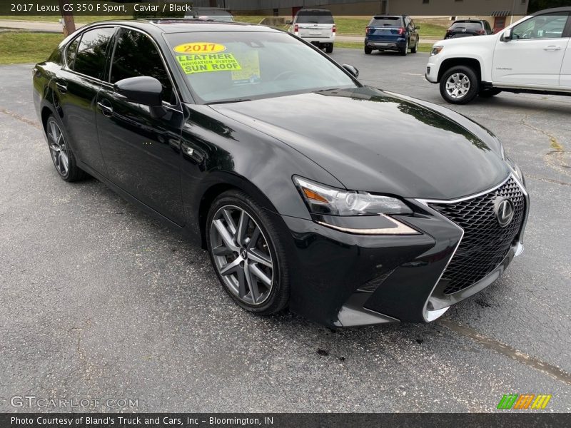 Caviar / Black 2017 Lexus GS 350 F Sport