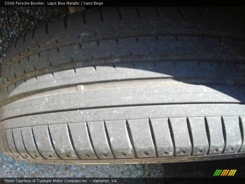 Lapis Blue Metallic / Sand Beige 2006 Porsche Boxster