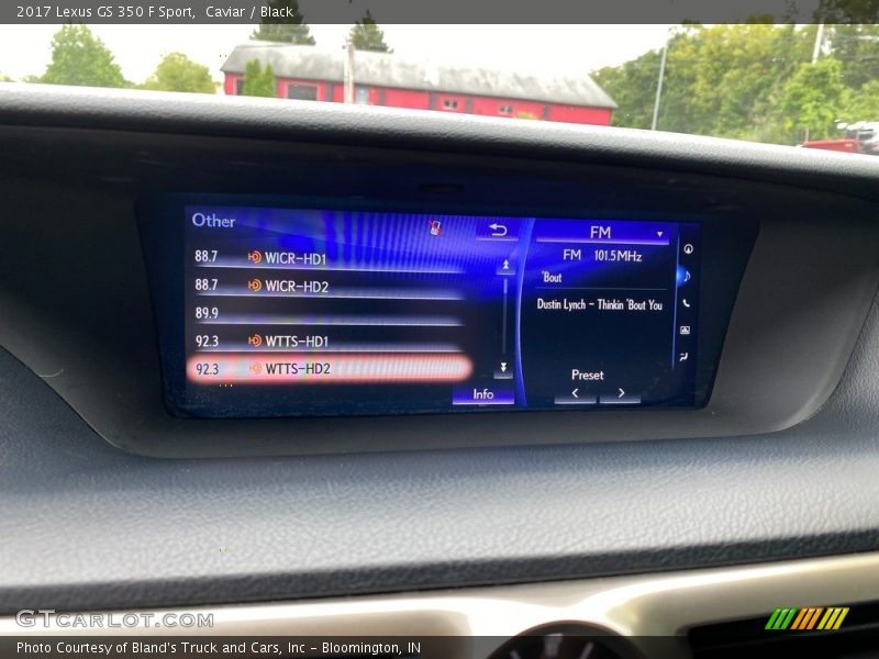 Controls of 2017 GS 350 F Sport