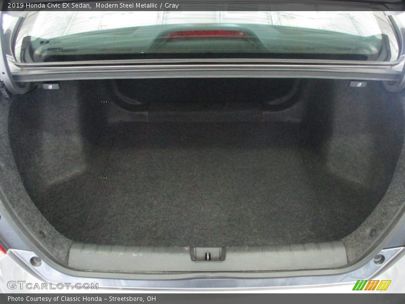 Modern Steel Metallic / Gray 2019 Honda Civic EX Sedan