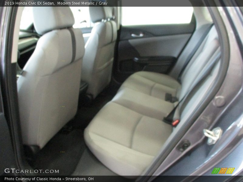Modern Steel Metallic / Gray 2019 Honda Civic EX Sedan