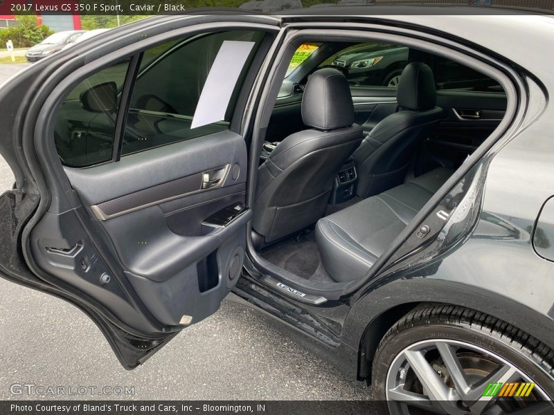 Rear Seat of 2017 GS 350 F Sport