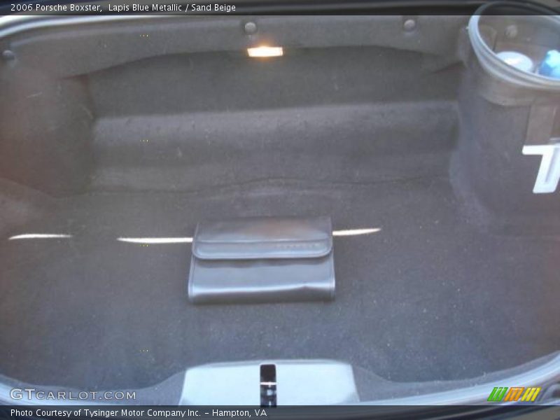 Lapis Blue Metallic / Sand Beige 2006 Porsche Boxster