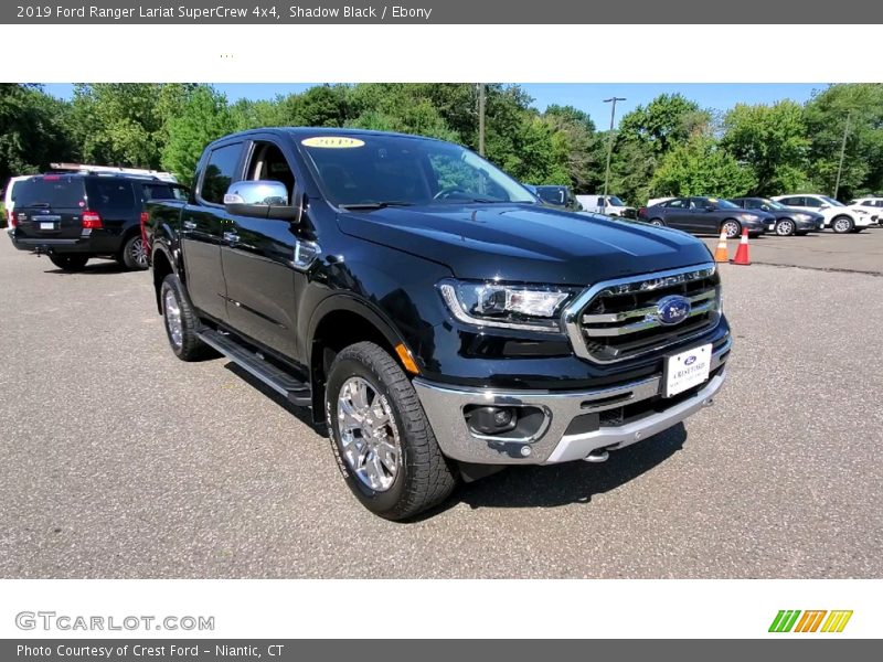 Shadow Black / Ebony 2019 Ford Ranger Lariat SuperCrew 4x4