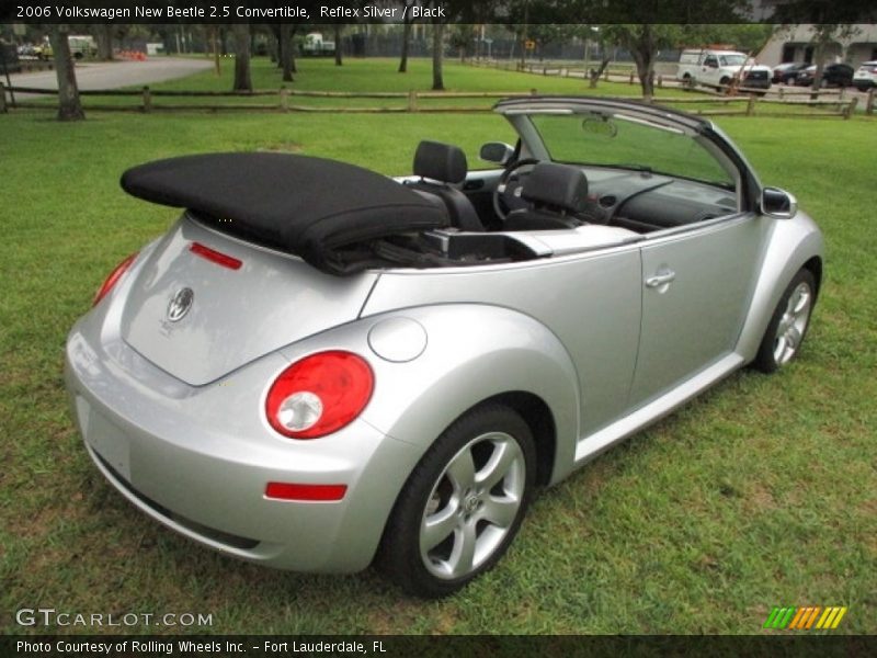 Reflex Silver / Black 2006 Volkswagen New Beetle 2.5 Convertible