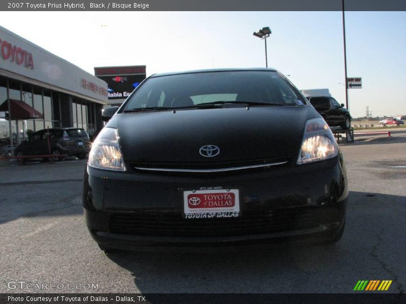 Black / Bisque Beige 2007 Toyota Prius Hybrid