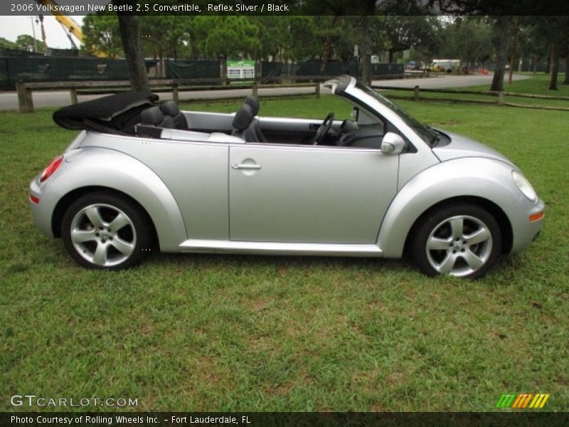 Reflex Silver / Black 2006 Volkswagen New Beetle 2.5 Convertible