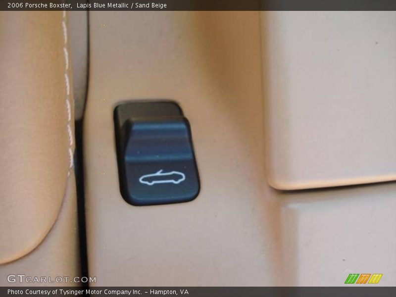 Lapis Blue Metallic / Sand Beige 2006 Porsche Boxster