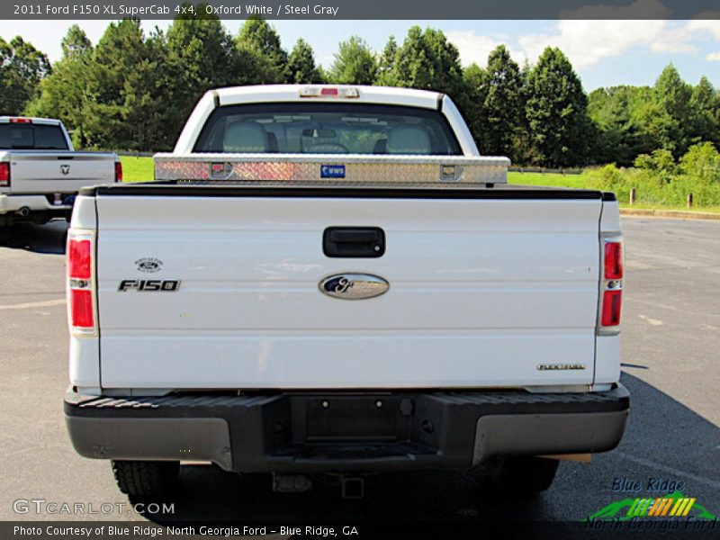 Oxford White / Steel Gray 2011 Ford F150 XL SuperCab 4x4