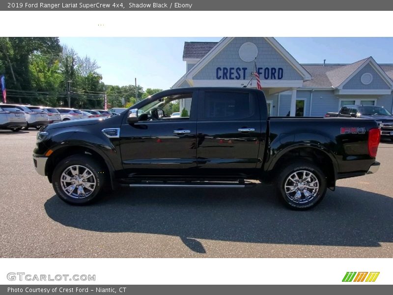 Shadow Black / Ebony 2019 Ford Ranger Lariat SuperCrew 4x4