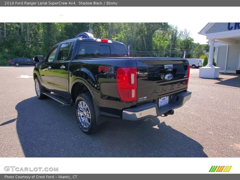Shadow Black / Ebony 2019 Ford Ranger Lariat SuperCrew 4x4
