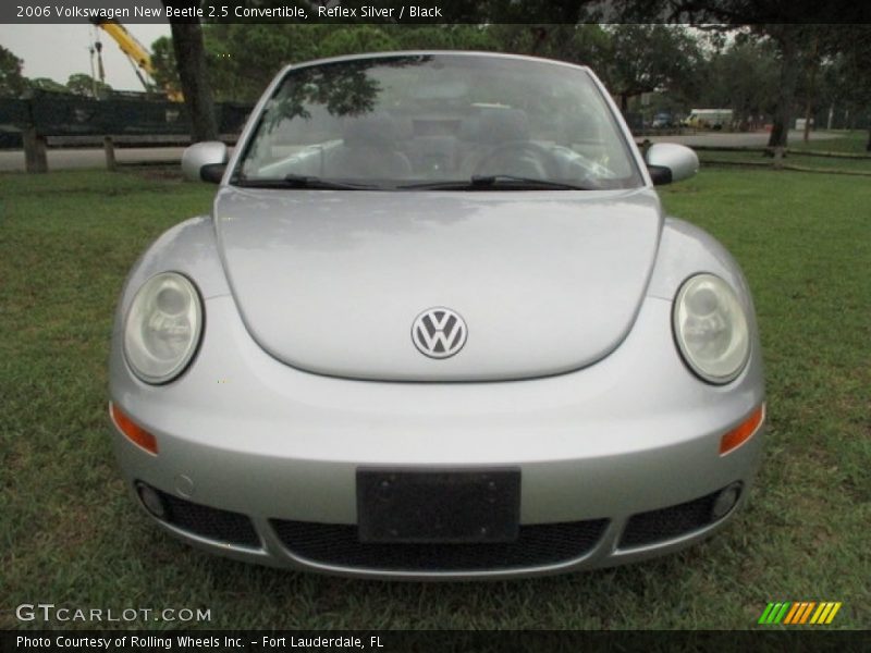 Reflex Silver / Black 2006 Volkswagen New Beetle 2.5 Convertible