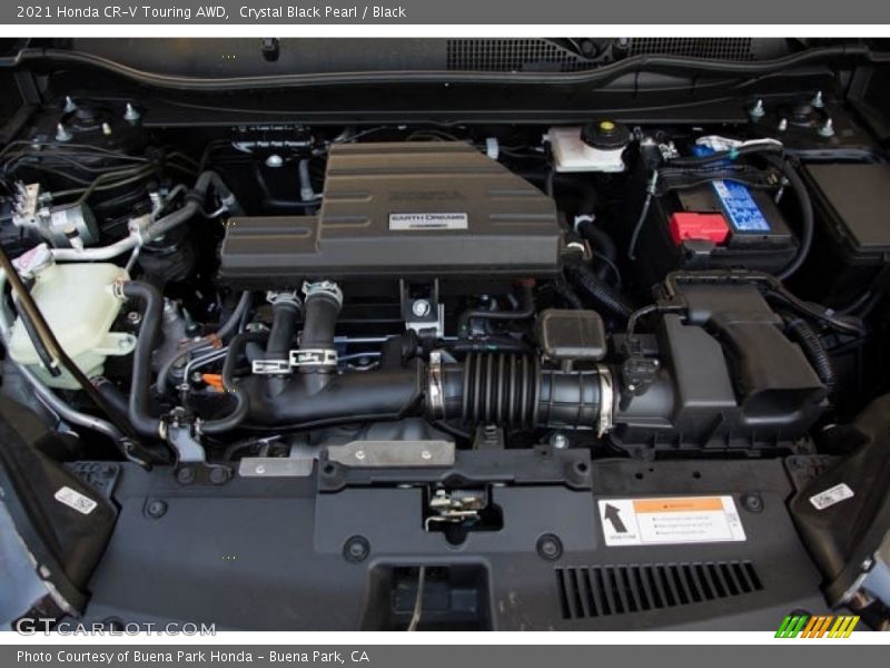 Crystal Black Pearl / Black 2021 Honda CR-V Touring AWD