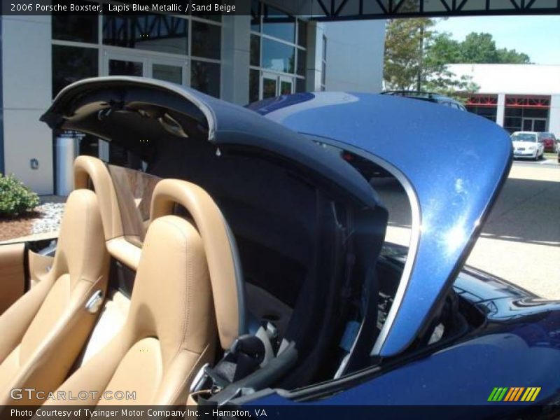 Lapis Blue Metallic / Sand Beige 2006 Porsche Boxster