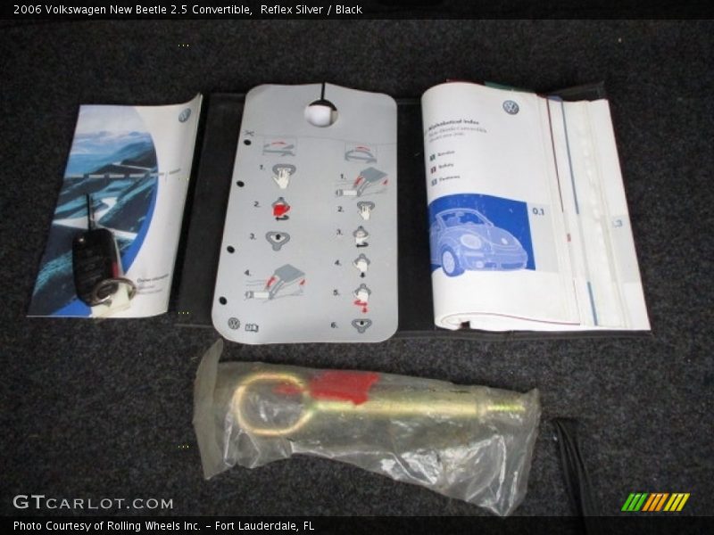 Reflex Silver / Black 2006 Volkswagen New Beetle 2.5 Convertible