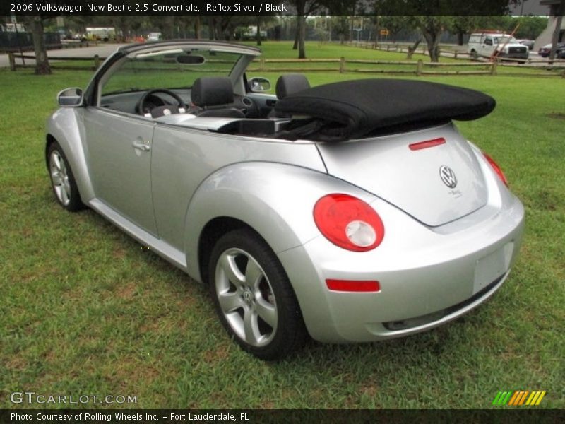 Reflex Silver / Black 2006 Volkswagen New Beetle 2.5 Convertible
