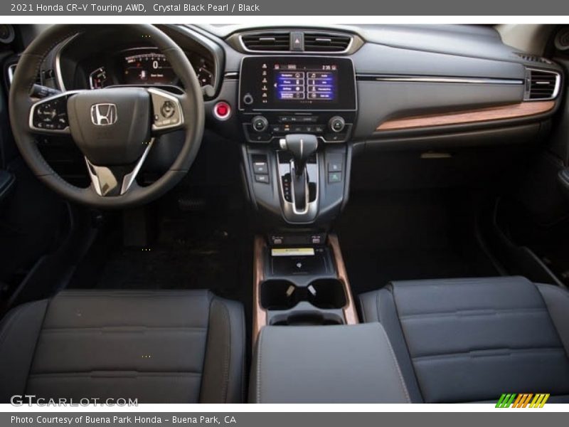 Crystal Black Pearl / Black 2021 Honda CR-V Touring AWD