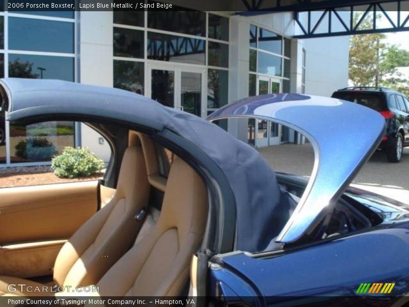 Lapis Blue Metallic / Sand Beige 2006 Porsche Boxster