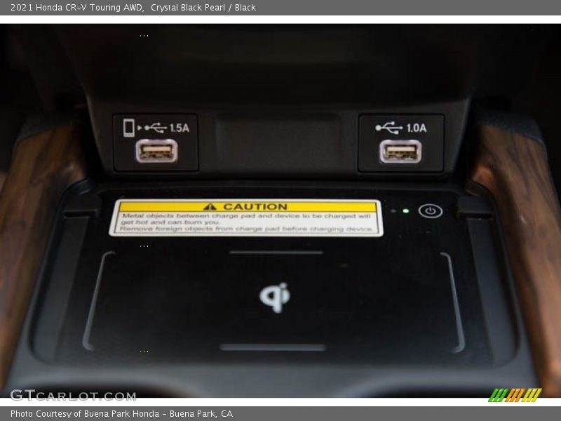 Crystal Black Pearl / Black 2021 Honda CR-V Touring AWD