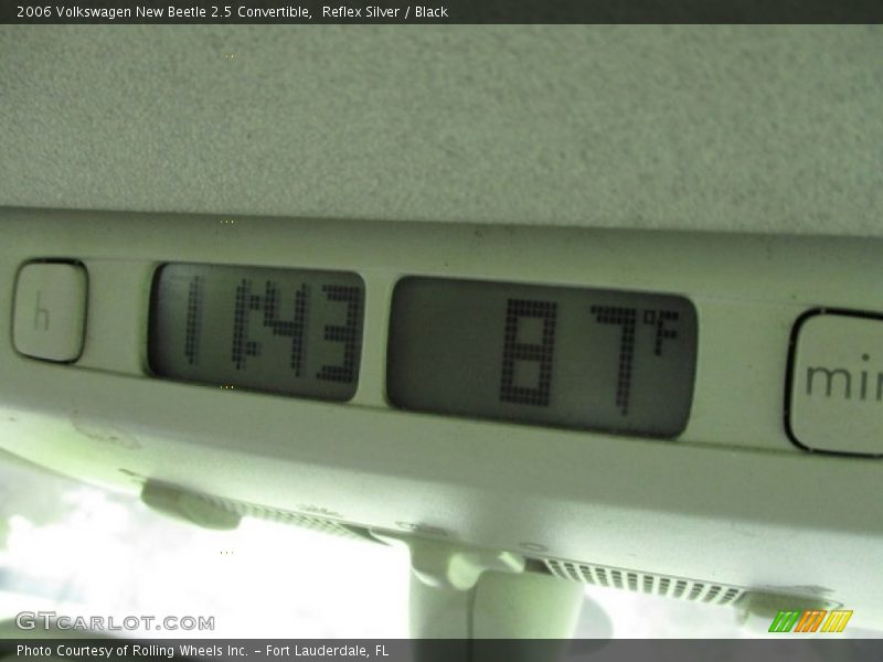 Reflex Silver / Black 2006 Volkswagen New Beetle 2.5 Convertible