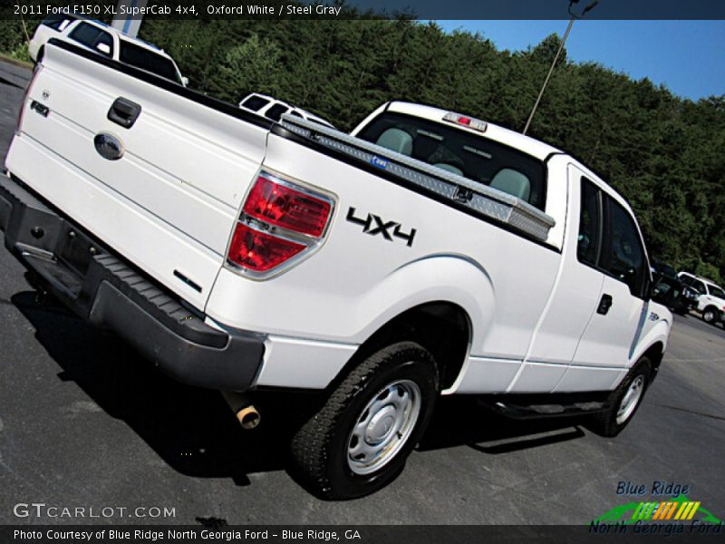 Oxford White / Steel Gray 2011 Ford F150 XL SuperCab 4x4