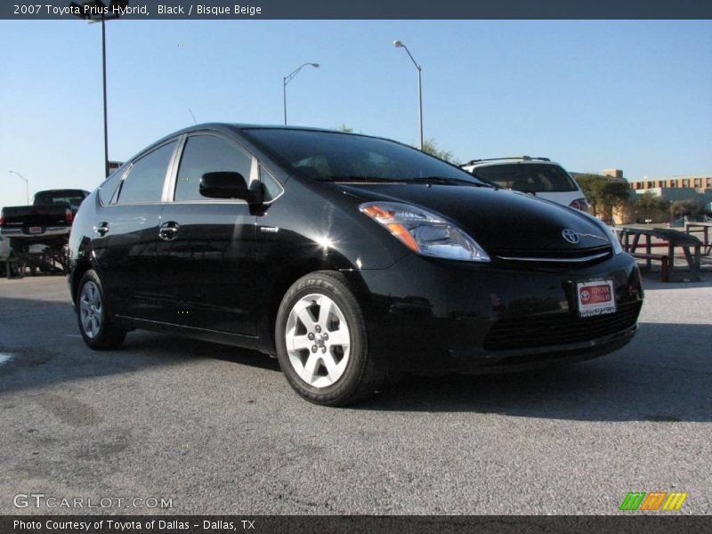 Black / Bisque Beige 2007 Toyota Prius Hybrid